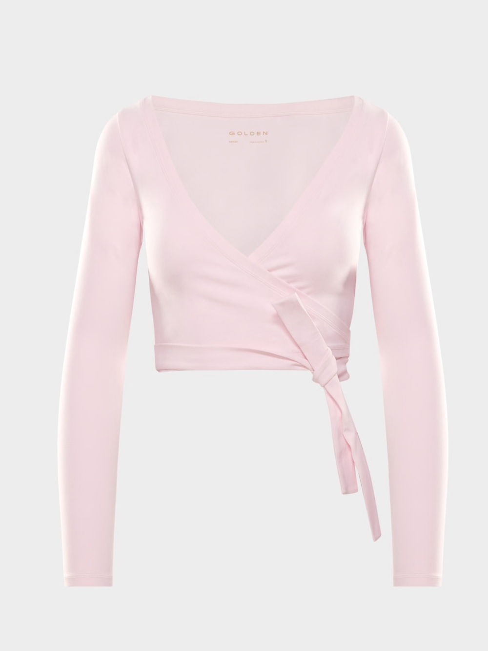 Aritzia BUTTER Focal Wrap Top in Villa Pink - Picture 4 of 6